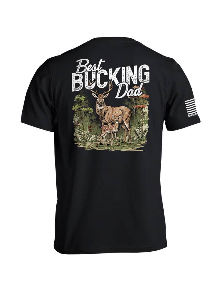 Shield Republic - Wholesale Screen Printed T-Shirt - Men's - Best Bucking Dad9