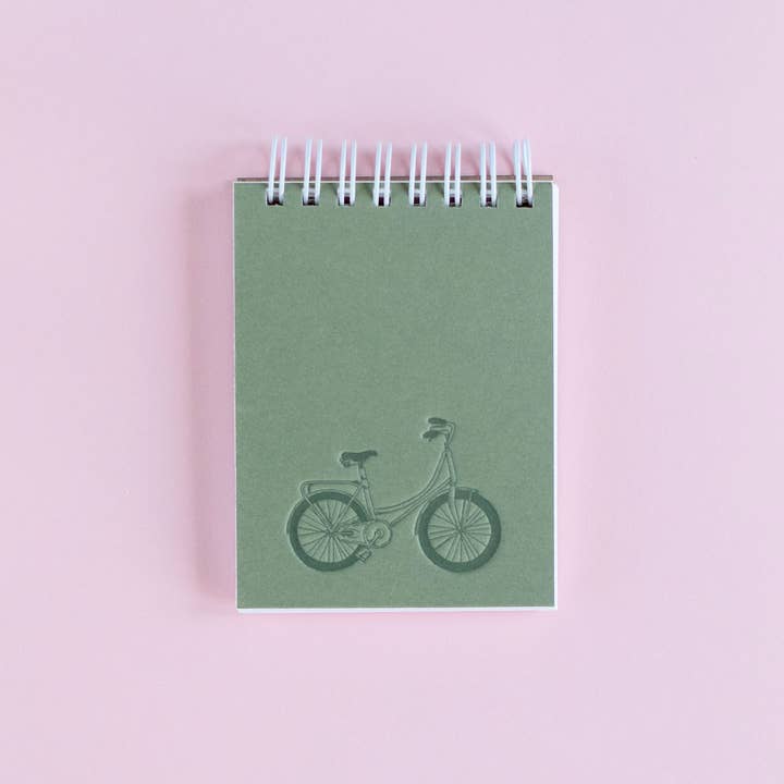 Groene fiets Petite Notes voor wholesale door Michelle Renee Co.
