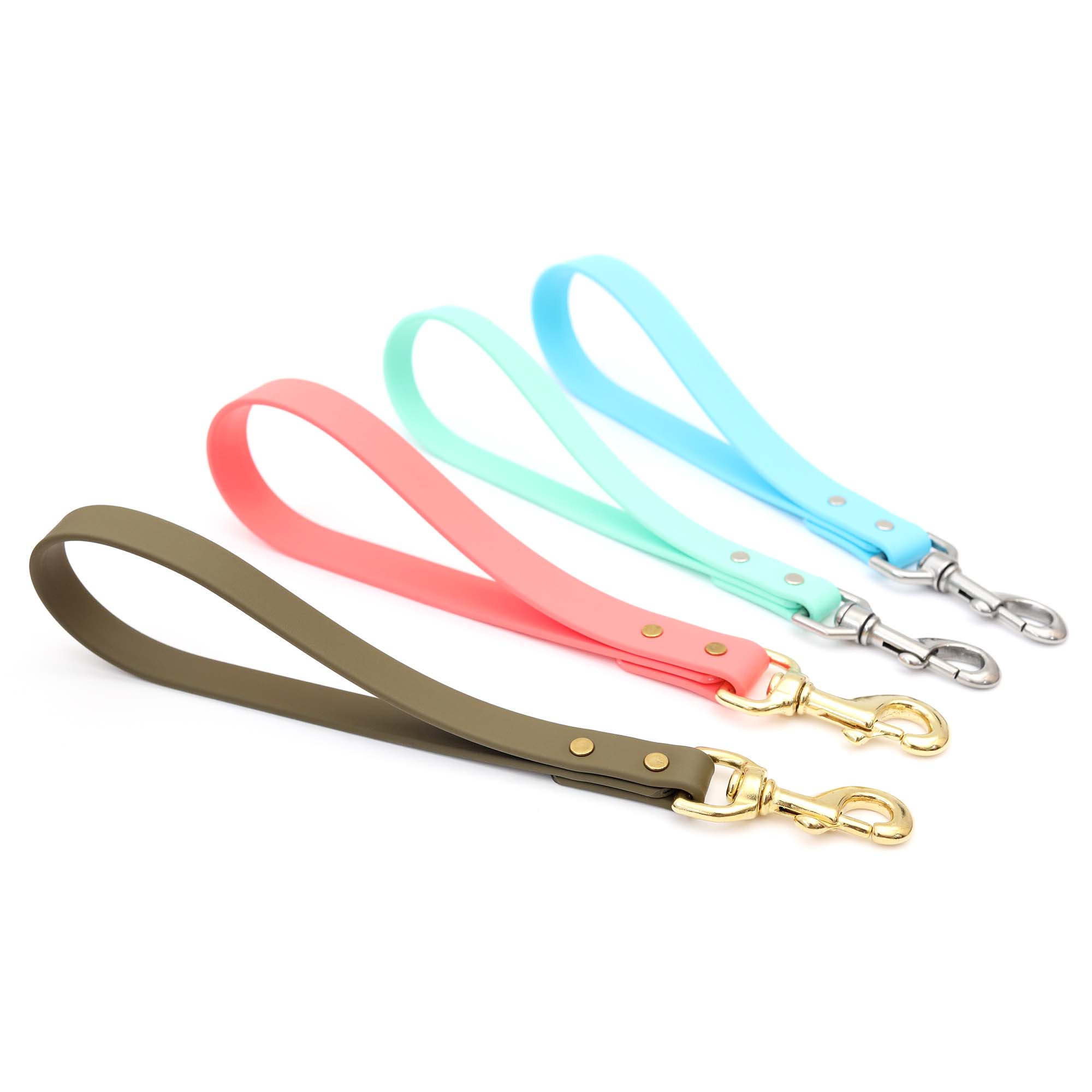 Mimi Green – wholesale Pet leash – Dog – Traffic Dog Lead – All Waterproof Biothane Rubber Colors4