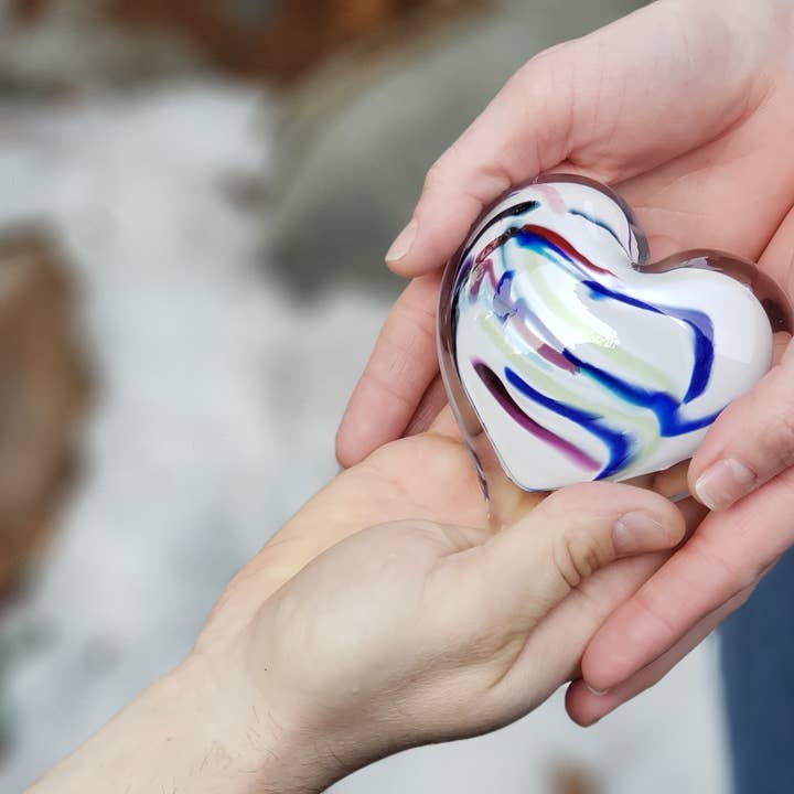 epiphany studios - Wholesale Paper Weight - Heart Paperweight - Kaleidoscope4