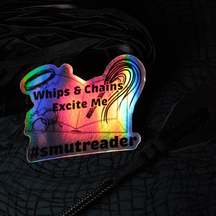 Autocolante de 3,5" "Chicotes e Correntes Excitam-me" por atacado de Smut & Stick