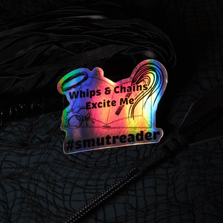 Autocollant 3,5" Fouets & Chaînes M'excitent pour la vente par Smut & Stick