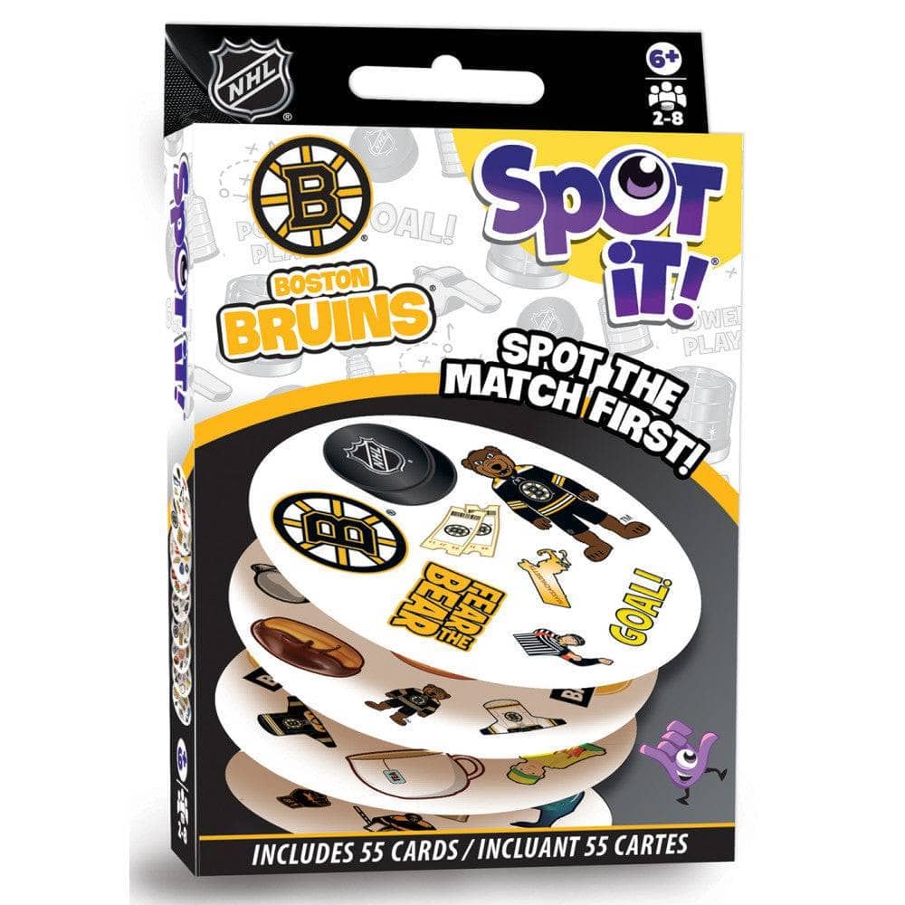 Masterpieces Puzzles - Wholesale Card Game - Boston Bruins Spot It! Card Game0