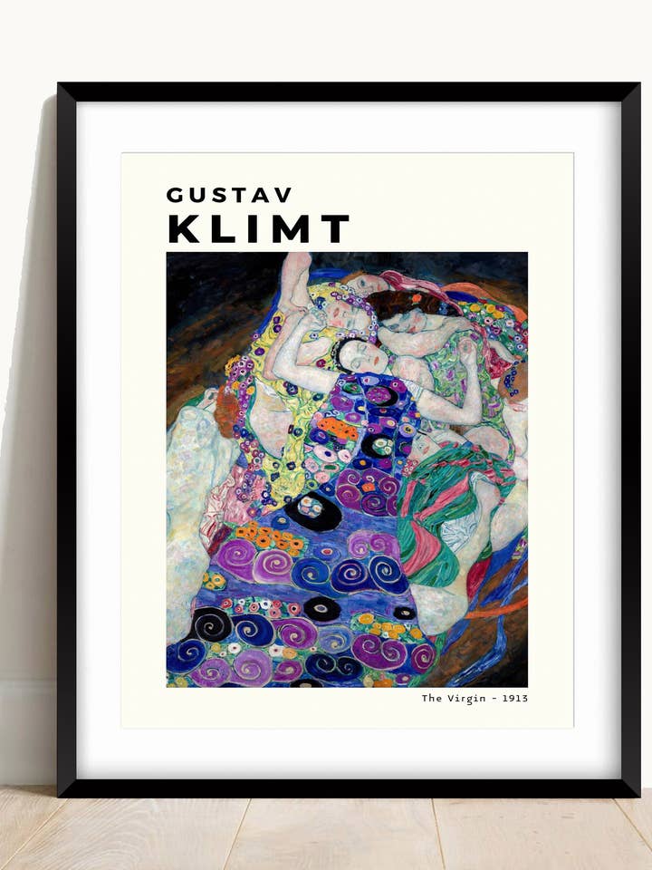 Gustav Klimt, The Virgin Print for wholesale by AwalkonthewildsideUK