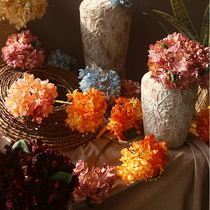 Dried looking Artificial Flower silk hydrangea home floral and other Purchase Wholesale dried hydrangea. Free Returns & Net 60 Terms on Faire trending on Faire.