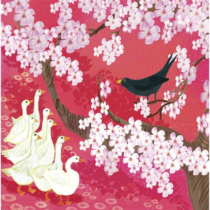 Greeting Card Summer Geese for wholesale by Natural Partners Limited