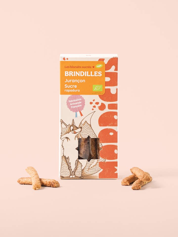 Jurançon twigs caramelized with rapadura sugar for wholesale by BISCUITERIE MORDICUS