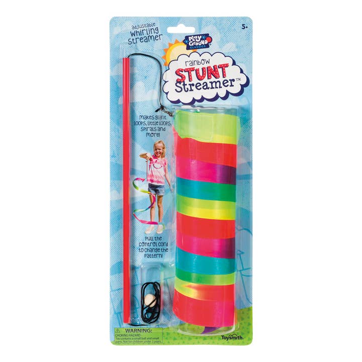 Toysmith - Wholesale Classic Toy - Kids - Playground Classics Rainbow Stunt Streamer