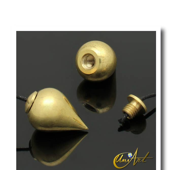 Bronzener Pendel mit Probenkammer für den Großhandel von UniArt