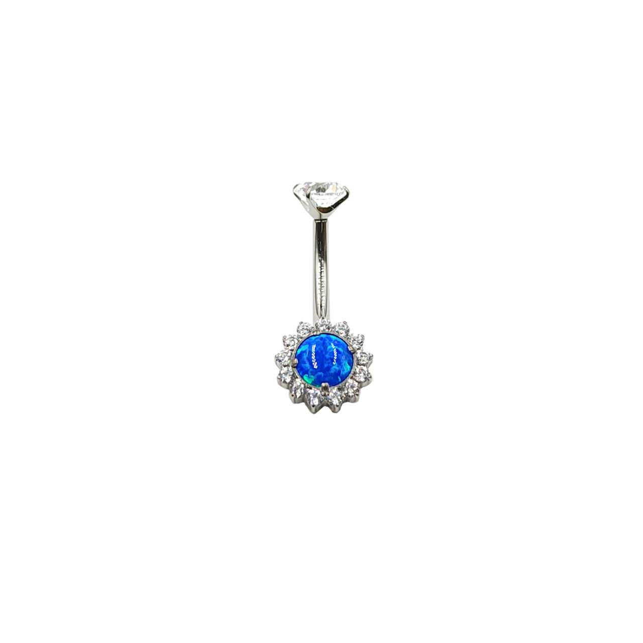 MYLENE ET FELIX - Wholesale Belly Ring - Titanium opal navel piercing