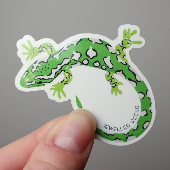 Autocolante Vinil Impermeável Lagarto Gecko Joia por atacado de Beehive 95 Designs