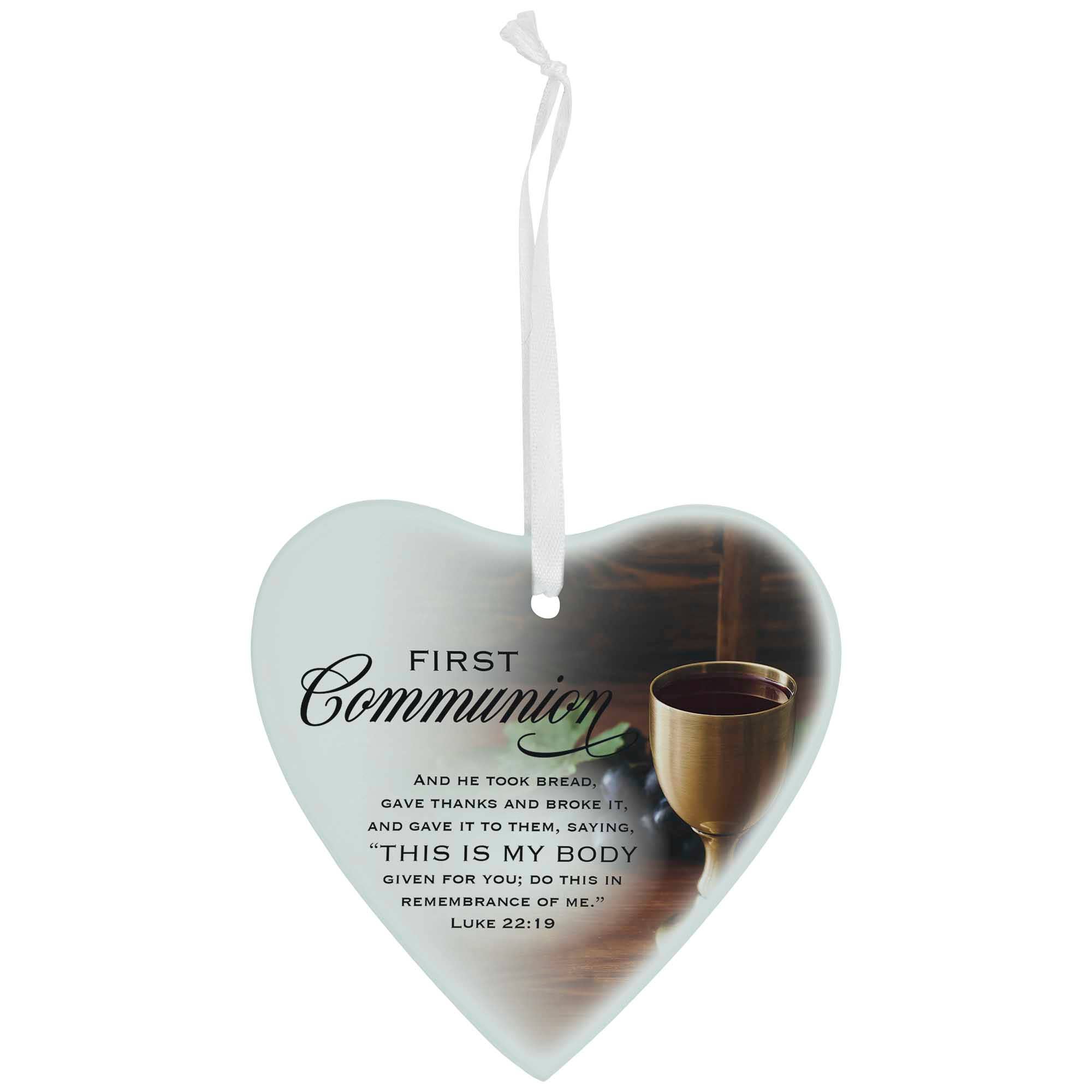 Dicksons - Wholesale Ornament - Glass Ornament First Holy Communion Luke0
