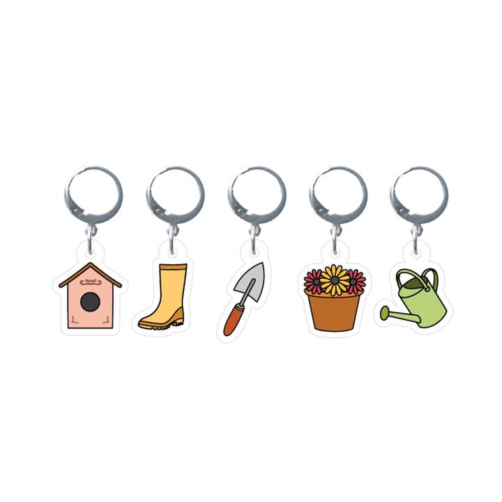 Camp Stitchwood - Wholesale Knitting/Crochet Supplies - Spring Garden Stitch Marker Set
