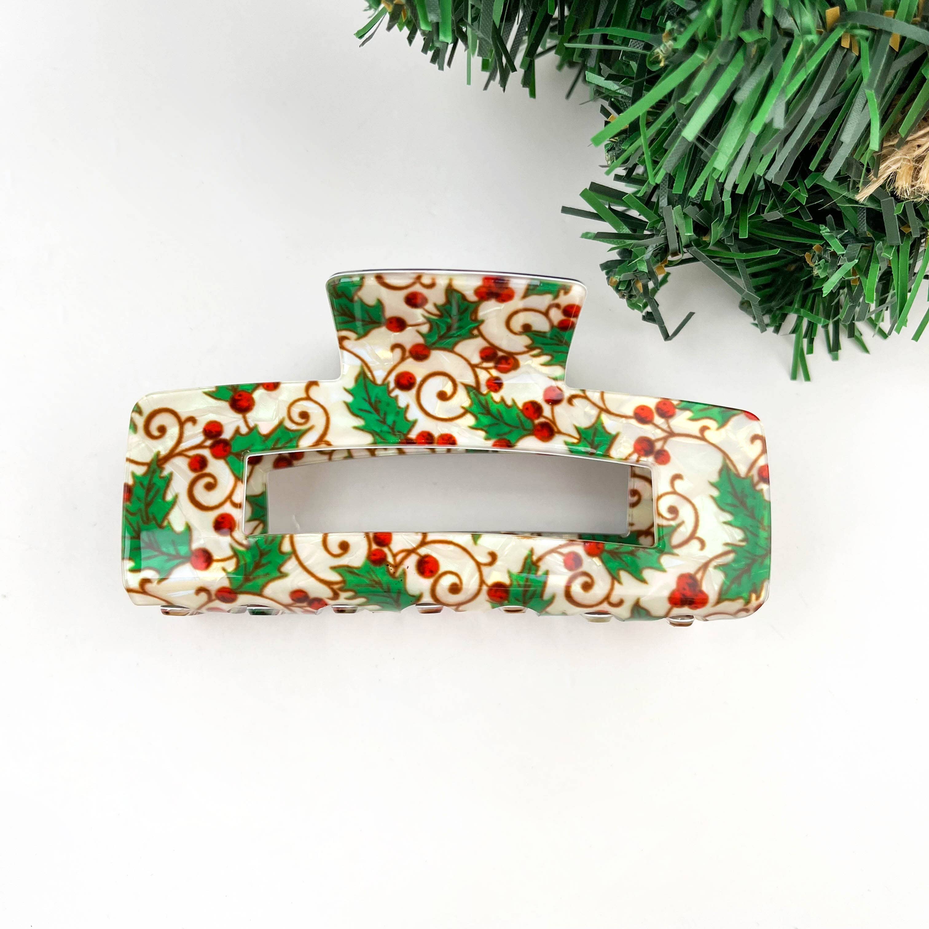 TheDivaSoap - Wholesale Hair Clip - Women's - Christmas Series Rectangular Hair Claw Clips4