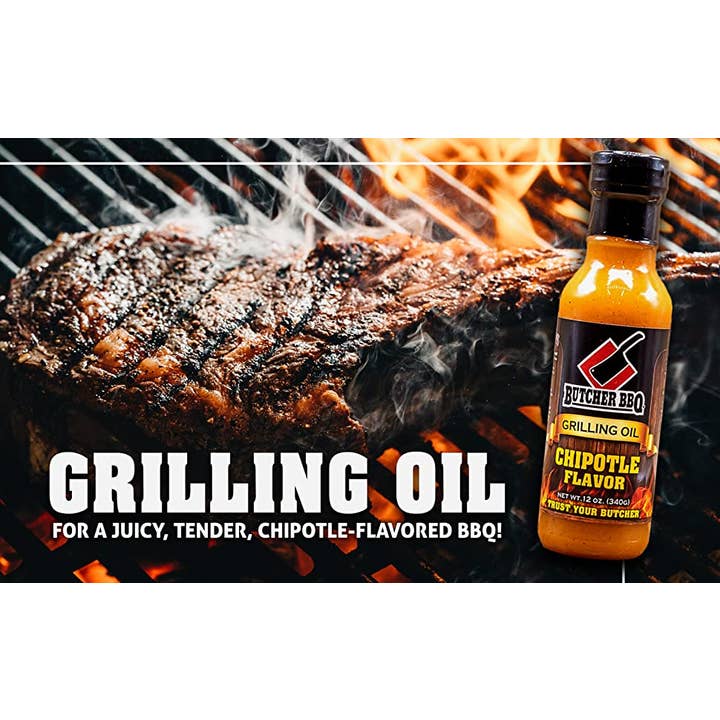 Butcher BBQ Inc - Wholesale BBQ Sauce - Grilling Oil Chipotle Butter Flavor / Turkey Injection