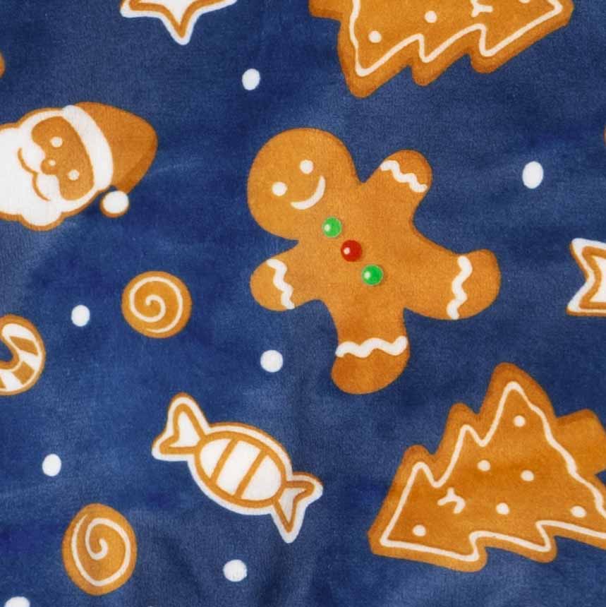 MidnightBlue Gingerbread Dog Christmas Pajamas for wholesale on Faire5