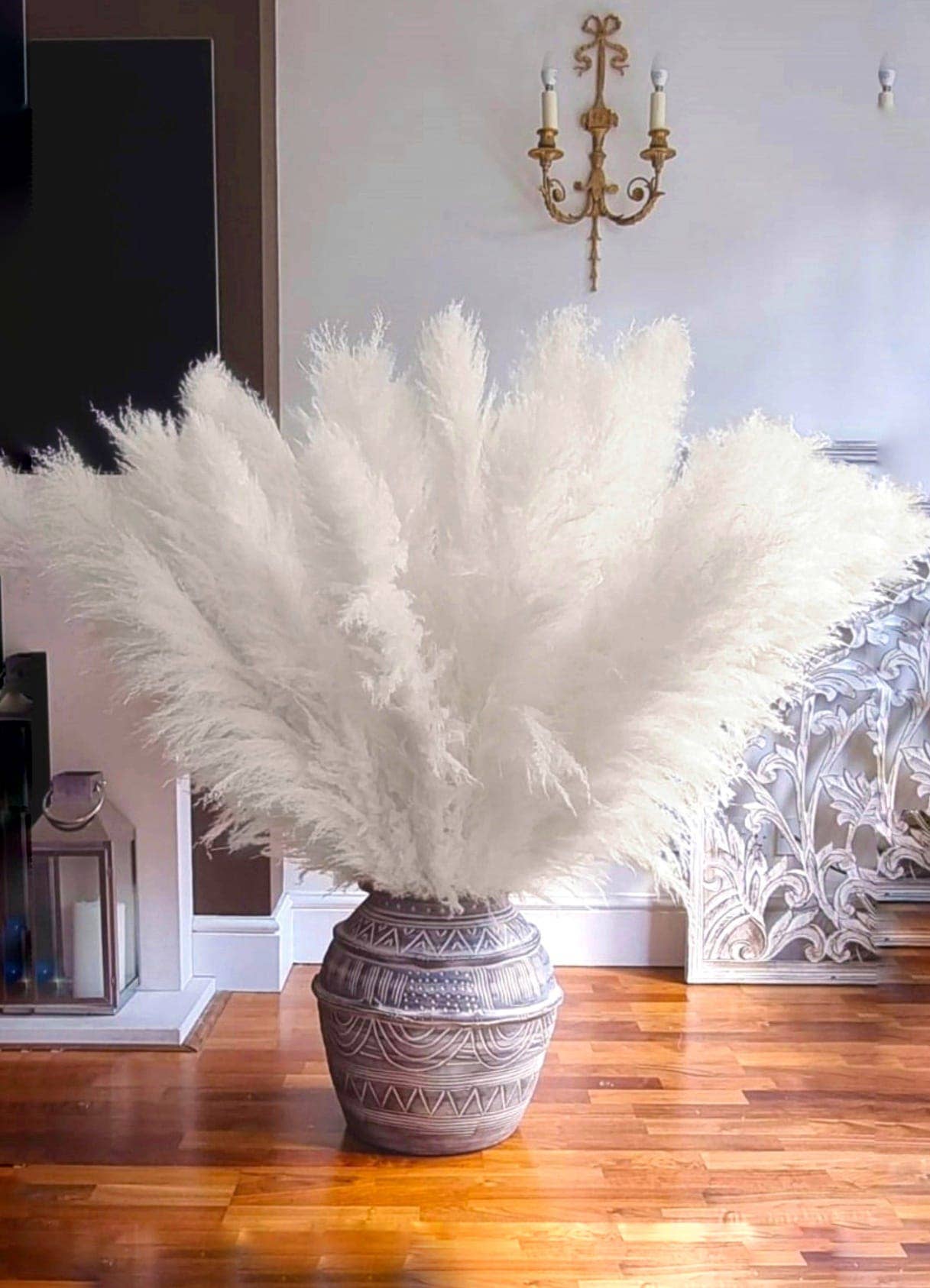LoveProducts Ltd - Wholesale Dried/Pressed Flowers - Pampas Grass White Large Fluffy Dried Reed home decor Boho8