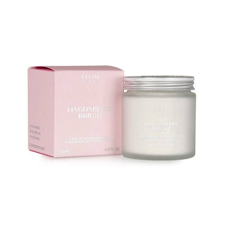 Greenest Cosmetics - Wholesale Skincare Face Mask - Flow Cosmetics - Lingonberry Bright - Fruit Enzyme Mask0