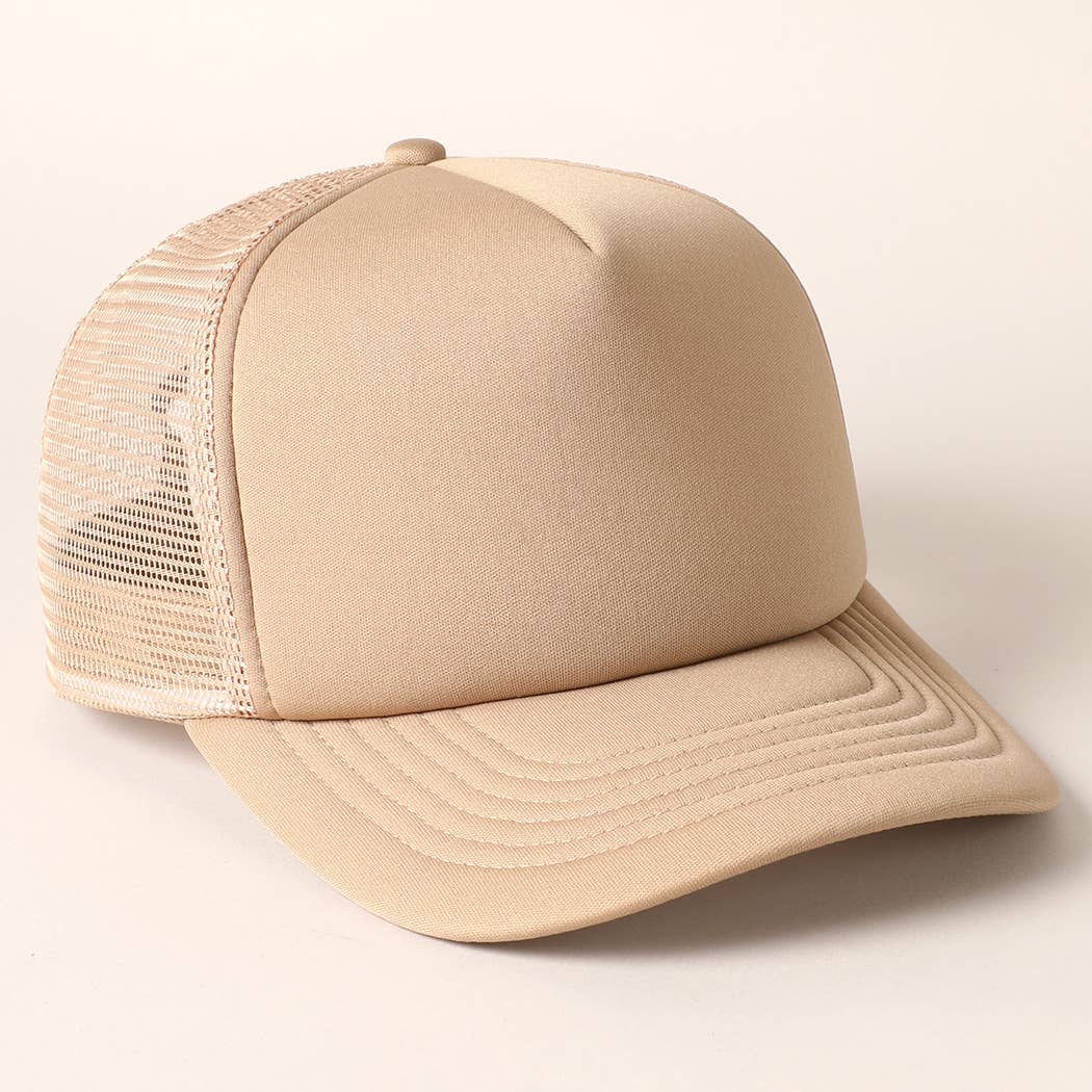 Fashion City - Vendita all'ingrosso Cappellino  da camionista - Unisex - Cappellino trucker con retro in rete e schiuma a tinta unita29