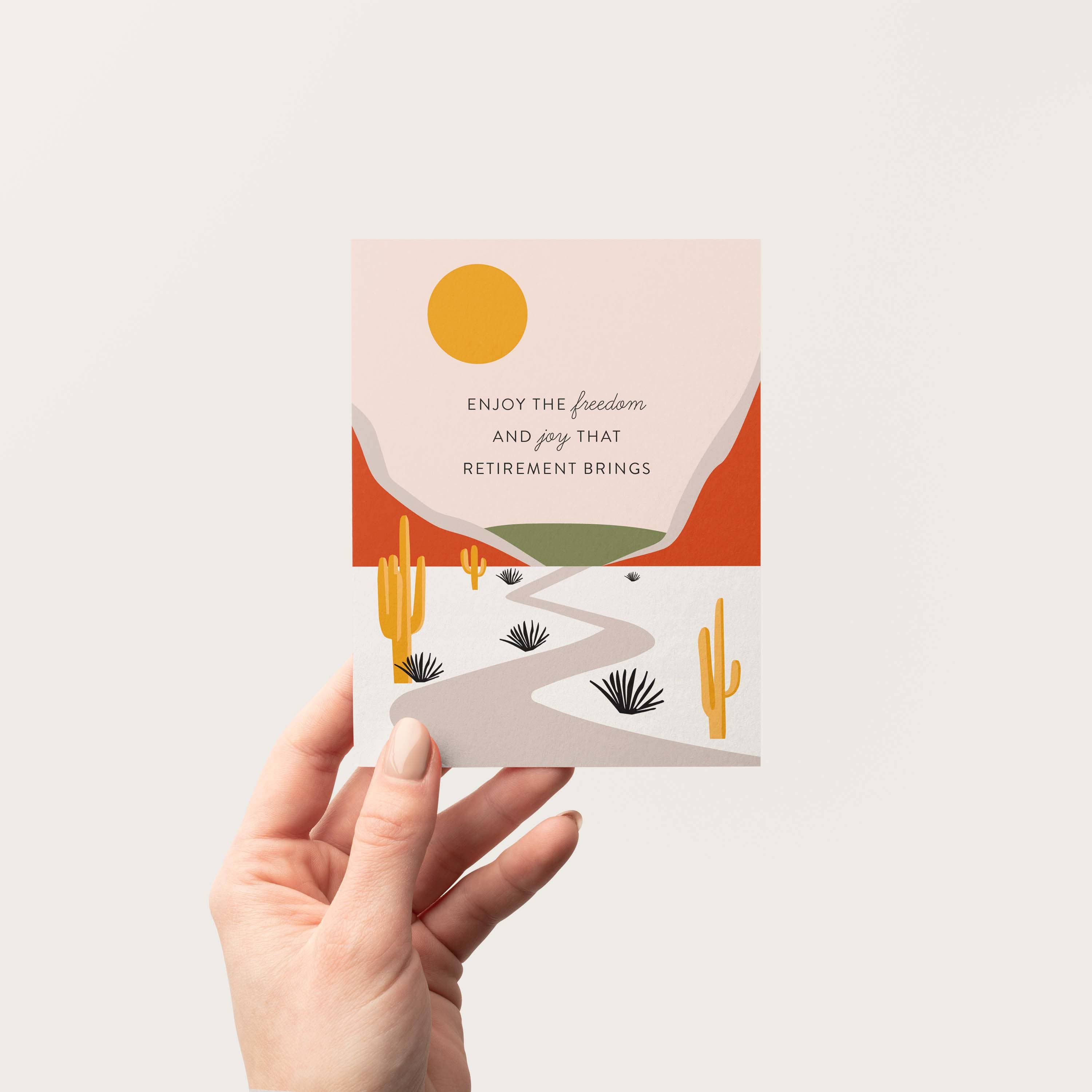 Blú Rose - Wholesale Retirement Card - Freedom and Joy Retirement Greeting Card2