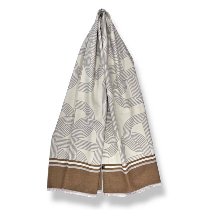 London Scarves – Großhandel Schal – Damen – Kaschmirmischung Kettenglieddruck3