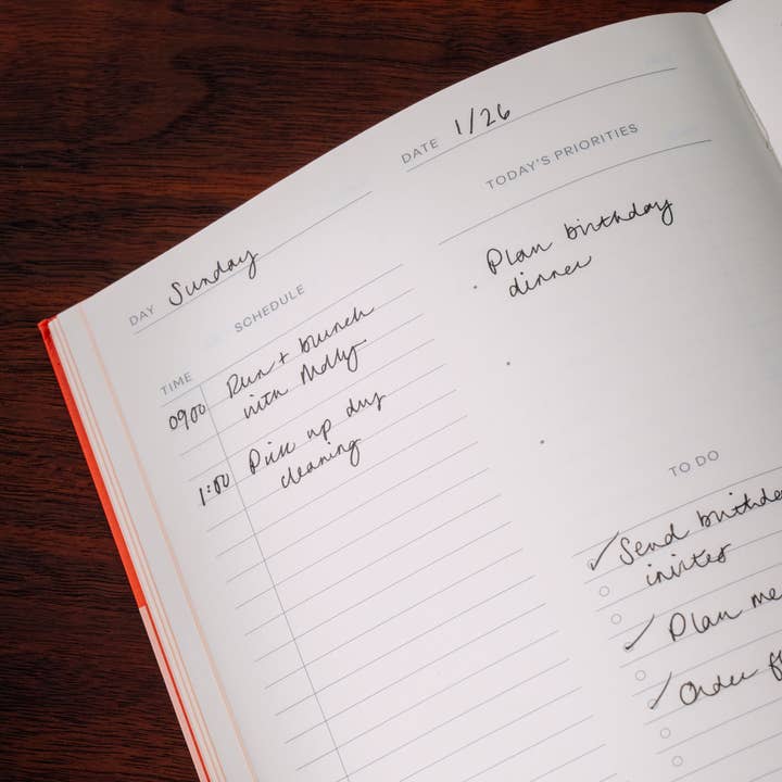 Papier - Wholesale Planner - Page a Day Planner, Undated, A5 Hardcover - Colorblock5