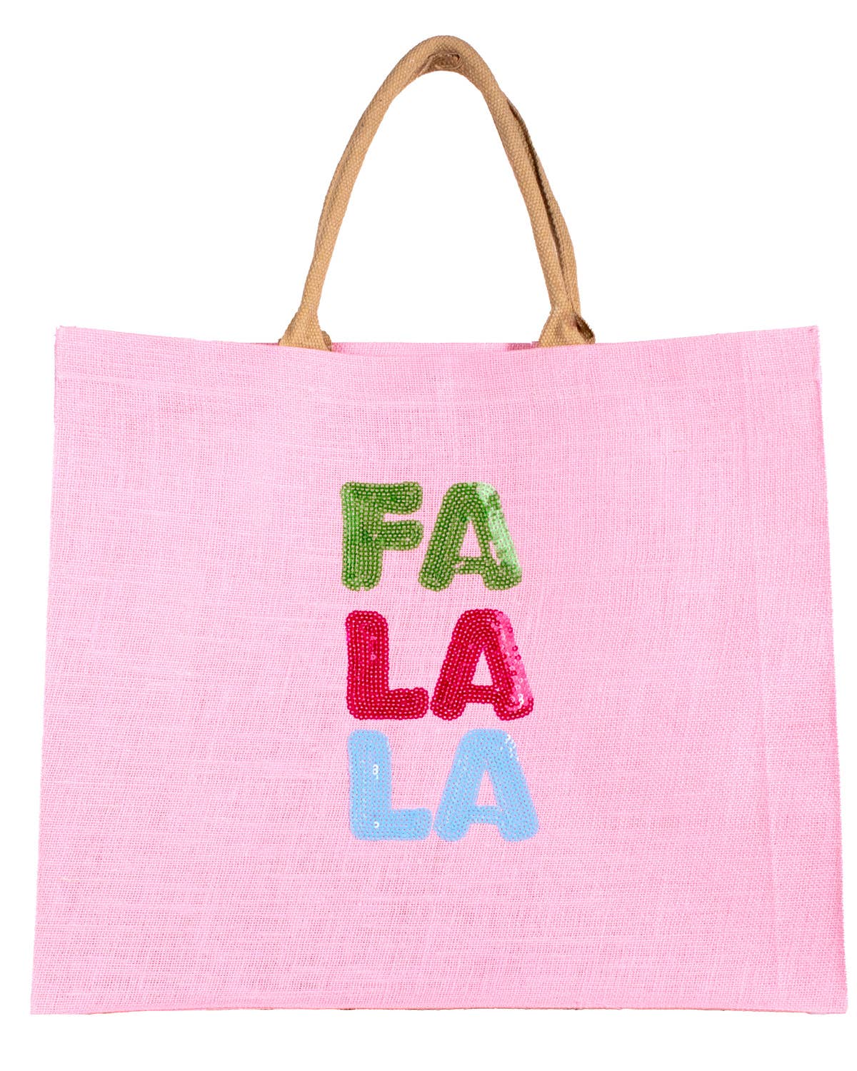 The Royal Standard - Vendita all'ingrosso Buste regalo - FaLaLa Borsa Tote con Paillettes   Rosa Chiaro/Verde/Blu   22x19x80