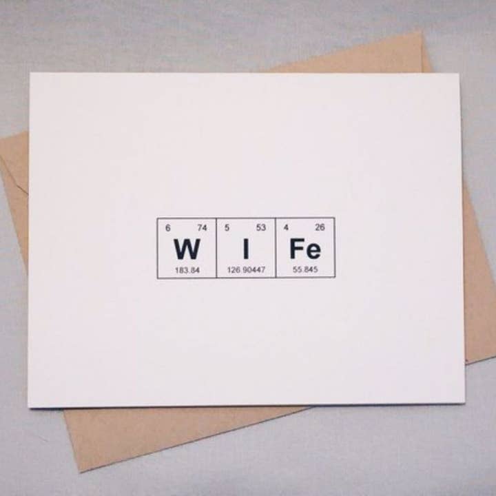 Carte Éléments sentimentaux pour femme pour la vente par theBird+theBeard