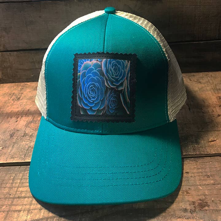 Hens & Chicks
Succulents Organic Cotton Trucker Hat for wholesale by Dharma Love