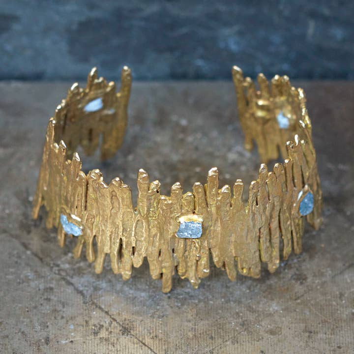 Seascape Cuff for wholesale by Emilie Shapiro Jewelry