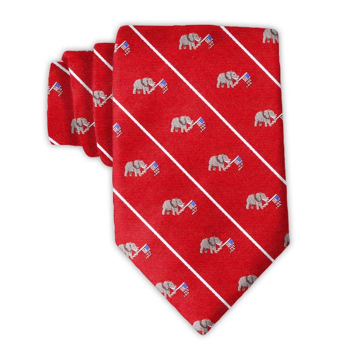 Rouge républicain - Cravates pour la vente par Beau Ties of Vermont