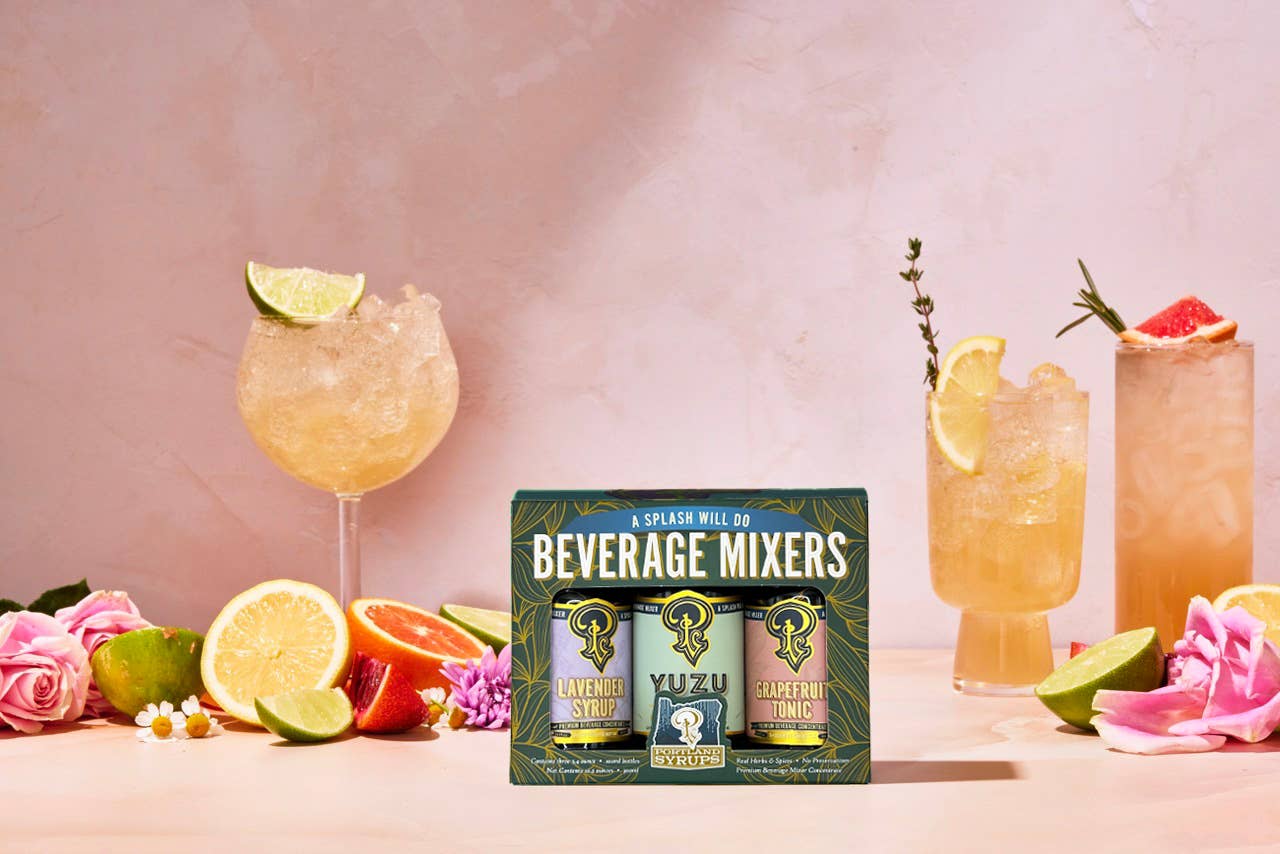 Portland Syrups - Wholesale Cocktail Mix/Syrup - Gift Set - Green Standard Cocktail / Mocktail Drink Mixers1