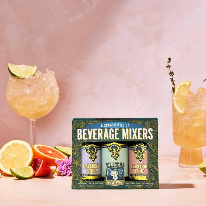 Portland Syrups - Wholesale Cocktail Mix/Syrup - Gift Set - Green Standard Cocktail / Mocktail Drink Mixers1