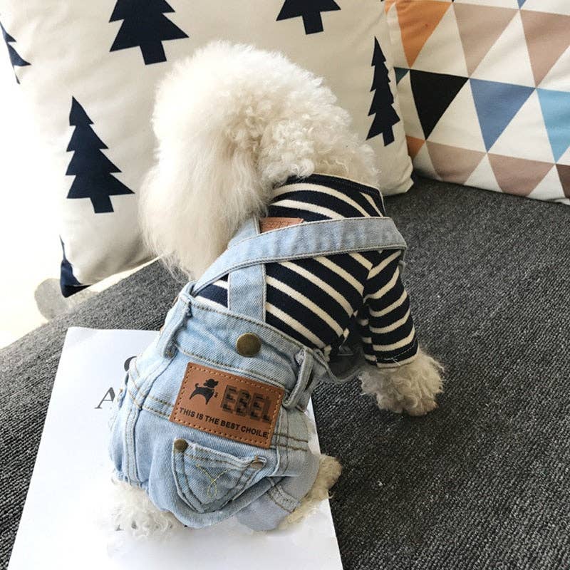 Furr-Baby Gifts - Vente Bandana – chien - Combinaison en jean pour petits animaux de compagnie1
