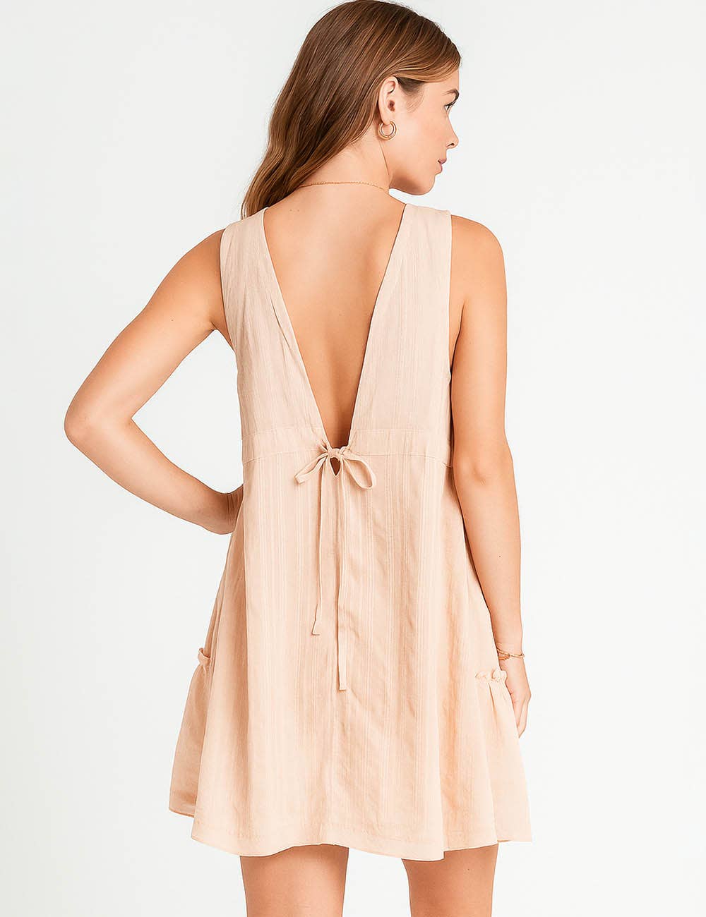 Sweetkama - Vente Robe – femme - Robe courte quotidienne sans manches unie pour femmes SKD9368