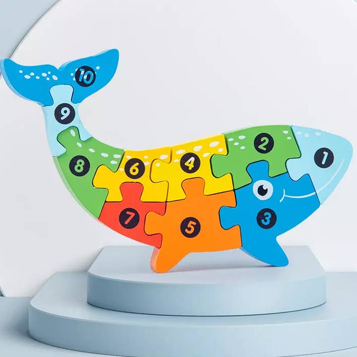JSBlueRidge Toys - Wholesale Puzzle - Kids - Montessori & Educational Wooden Puzzle Toy- Assorted