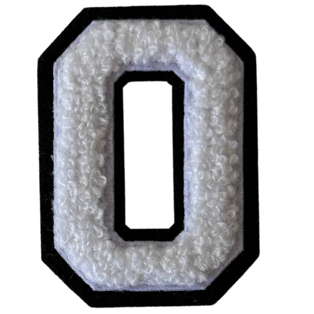Patch Points - Wholesale Patch - White & Black  Varsity Letter  Sticker & Iron On18