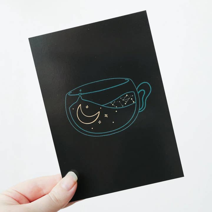 Kunstdruk - Galaxy Cup-ansichtkaart voor wholesale door smalartshop