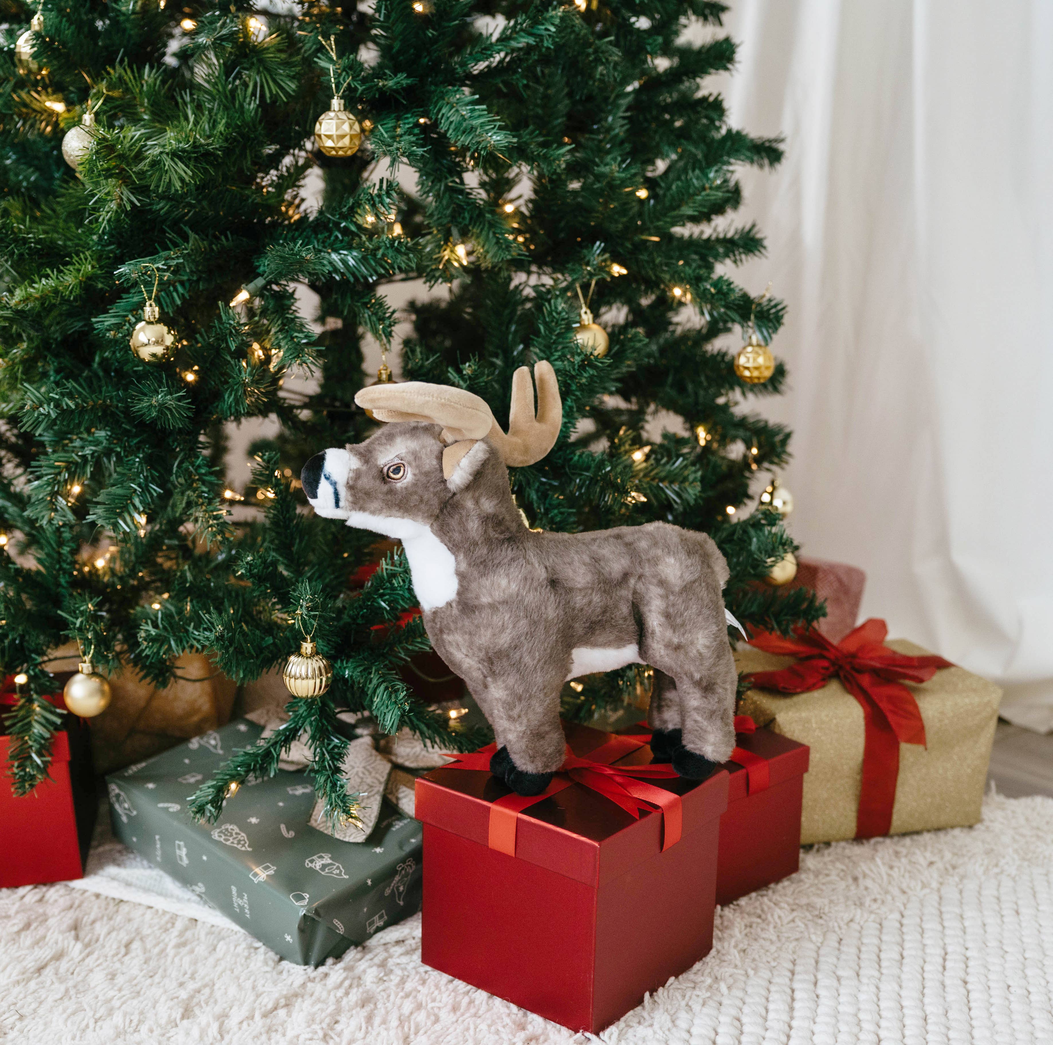 The Petting Zoo - Wholesale Stuffed/Plush Toy - Kids & Baby - Recycled Earth Keeperz White-Tailed Buck medium 12"9