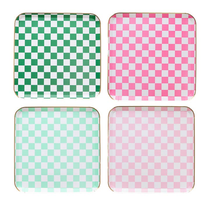 HARRY POTTER X BONJOUR FÊTE HONEYDUKES LARGE CHECKER PLATES for wholesale by Bonjour Fête
