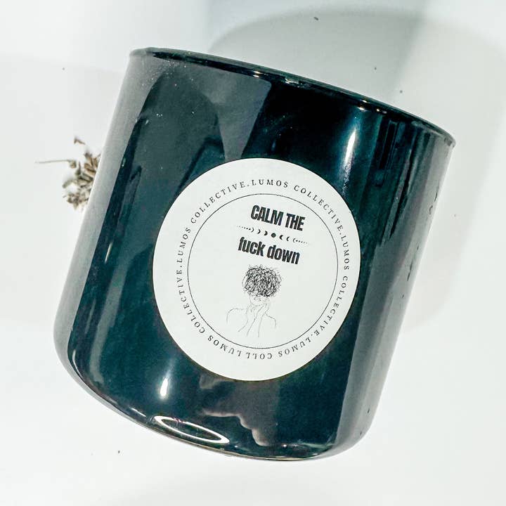 Lumos Collective - Wholesale Jar/Filled Candle - Calm the Fuck Down - Ritual Candle