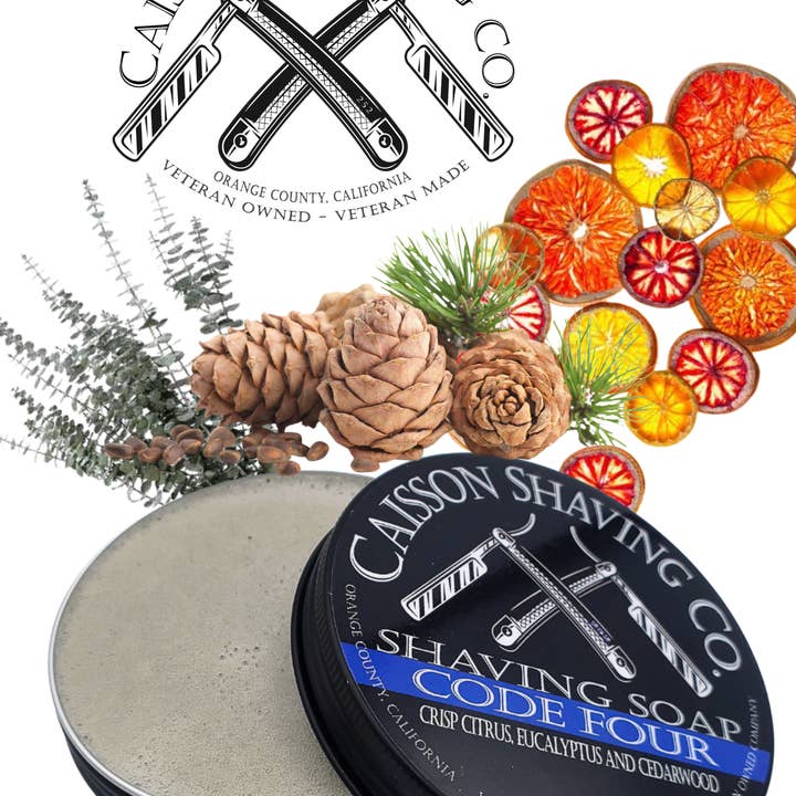 Sabonete de barbear - código quatro por atacado de Caisson Shaving Company