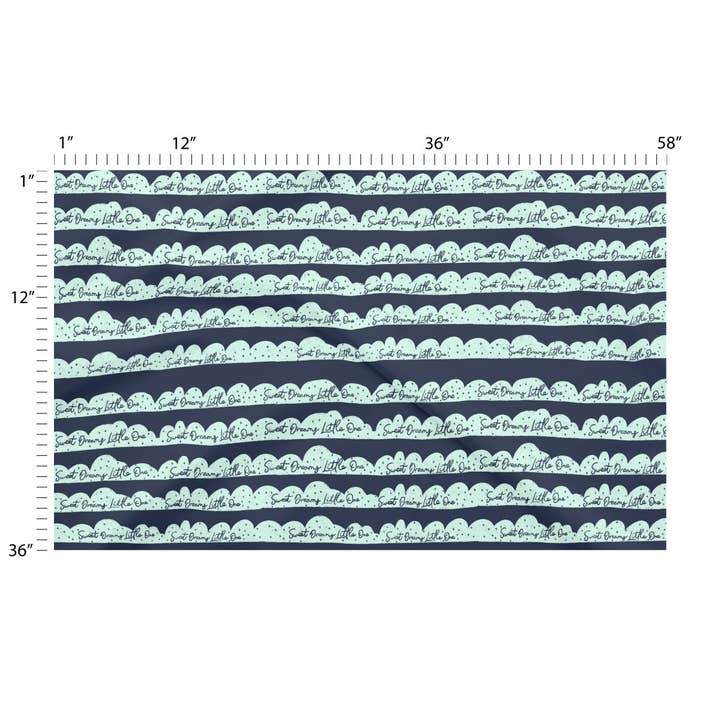 Piccolo Sweet Dreams | Stampa a stelle blu notte per la vendita all'ingrosso da parte di Lexie Rose