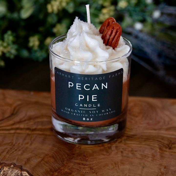 Carhart Heritage Farms - Wholesale Novelty Candle - Pecan Pie Dessert Candle1