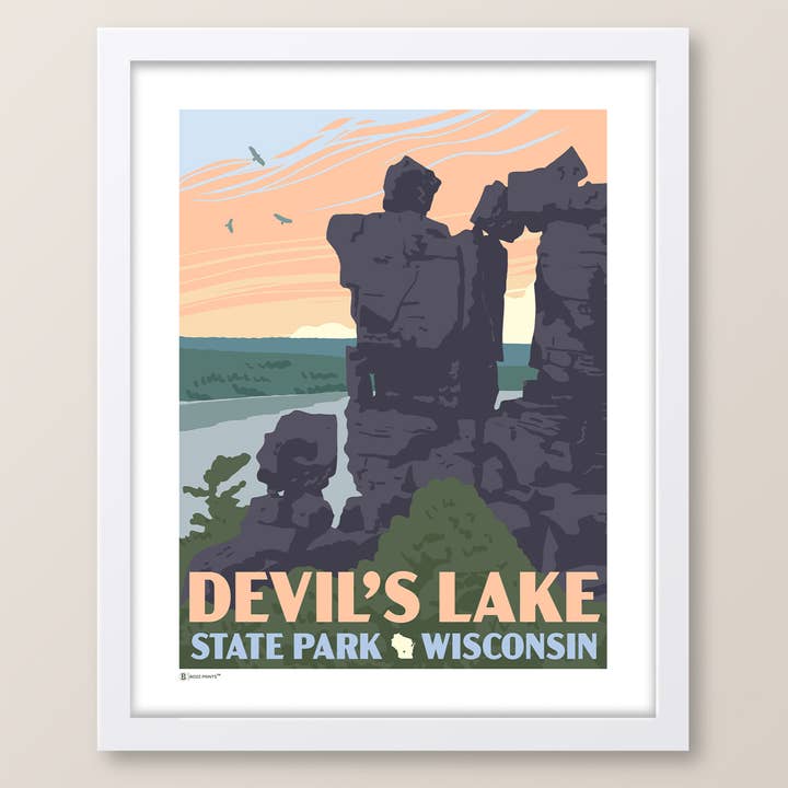 Devil's Lake State Park Print for wholesale by Bozz Prints