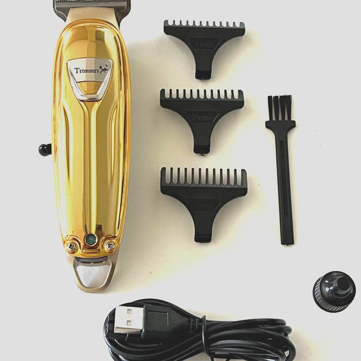 HASHIR PRODUCTS - Wholesale Trimmer - Men's - Gold Professional Hair Clipper Trimmer For Men Hair Beard