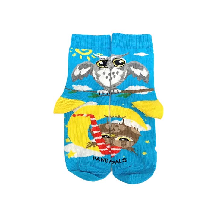 Day and Night Owls Socks (Ages 3-7) from the Sock Panda for wholesale by Sock Panda
