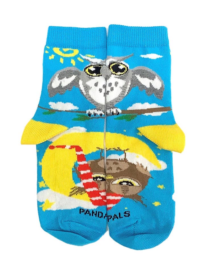 Sock Panda - Wholesale Socks – Child - Day and Night Owls Socks (Ages 3-7) from the Sock Panda0
