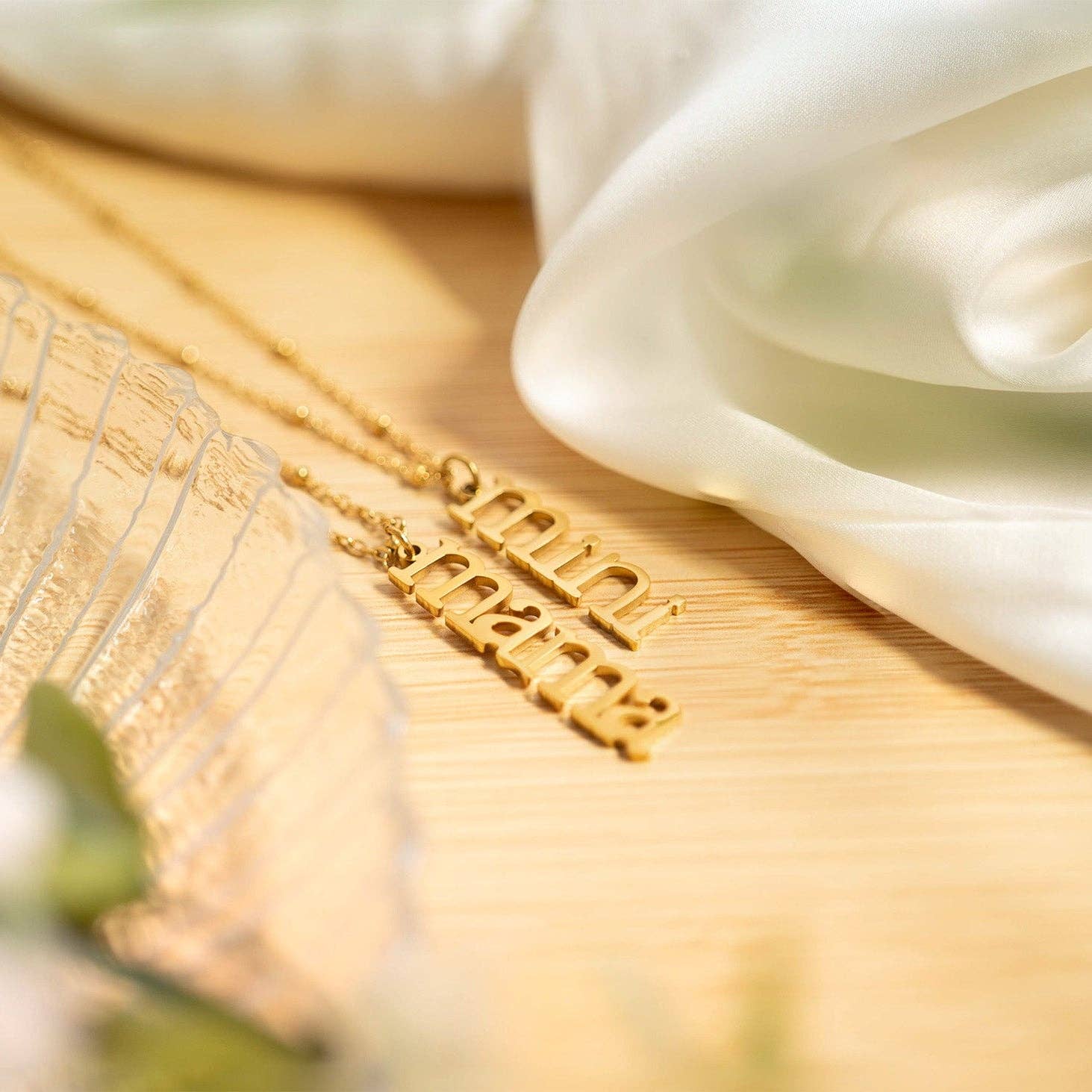 WJW - Wholesale Individual Charm/Pendant - 18K Gold PVD Stainless Steel Mama Charm3