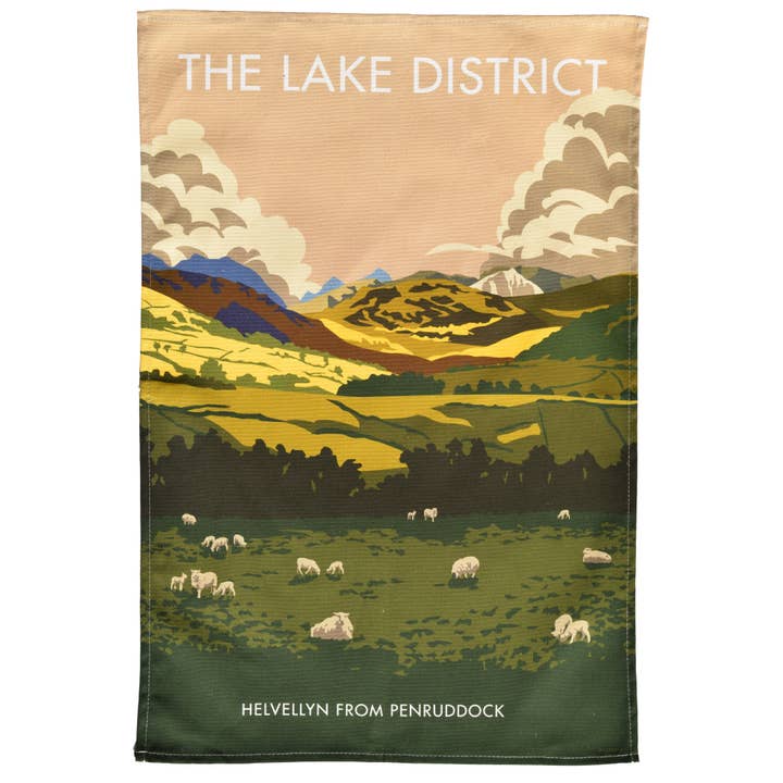 Torchon Helvellyn Lake District pour la vente par Town Towels